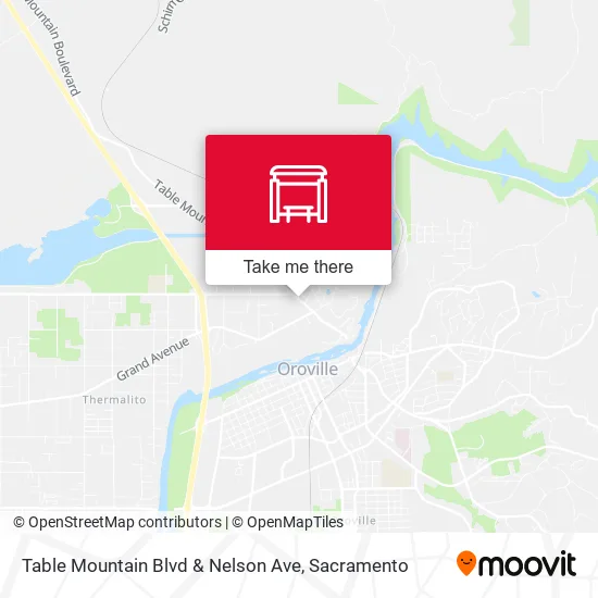 Table Mountain Blvd & Nelson Ave map