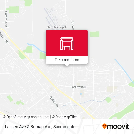 Lassen Ave & Burnap Ave map