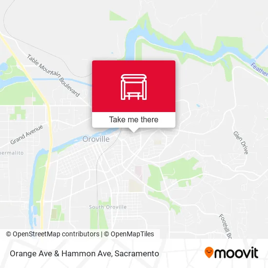 Orange Ave & Hammon Ave map