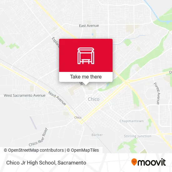 Chico Jr High School map