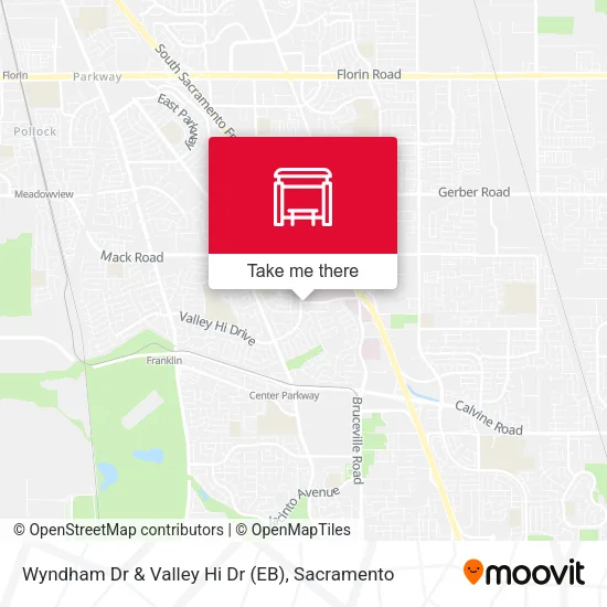 Mapa de Wyndham Dr & Valley Hi Dr (EB)