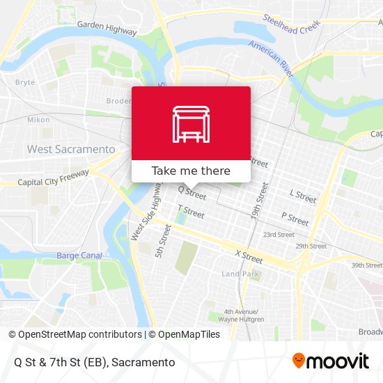 Q St & 7th St (EB) map