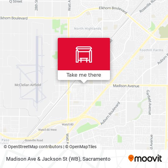 Madison Ave & Jackson St (WB) map