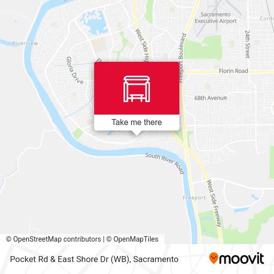 Mapa de Pocket Rd & East Shore Dr (WB)