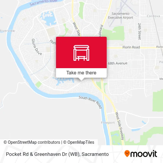 Mapa de Pocket Rd & Greenhaven Dr (WB)