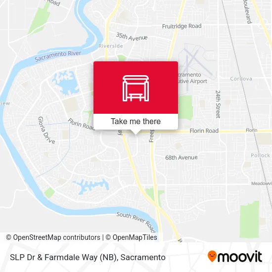 Mapa de SLP Dr & Farmdale Way (NB)