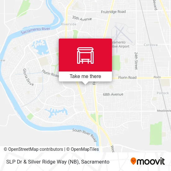 Mapa de SLP Dr & Silver Ridge Way (NB)