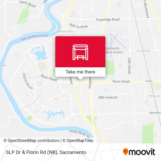 Mapa de SLP Dr & Florin Rd (NB)