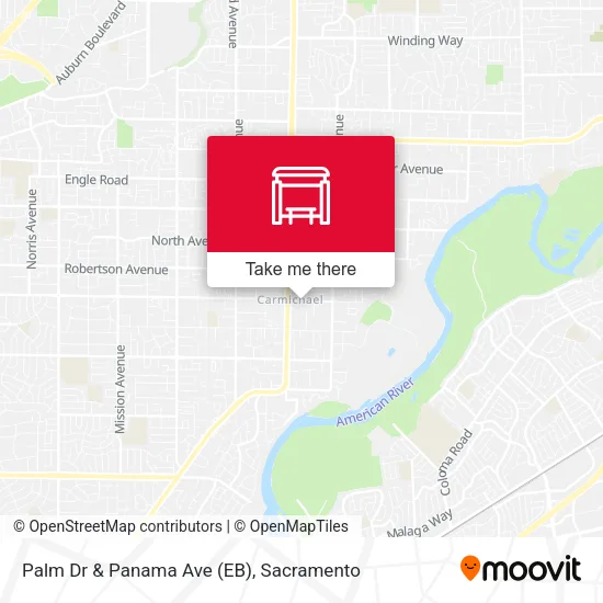 Mapa de Palm Dr & Panama Ave (EB)