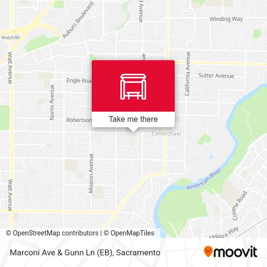 Mapa de Marconi Ave & Gunn Ln (EB)