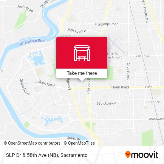 Mapa de SLP Dr & 58th Ave (NB)
