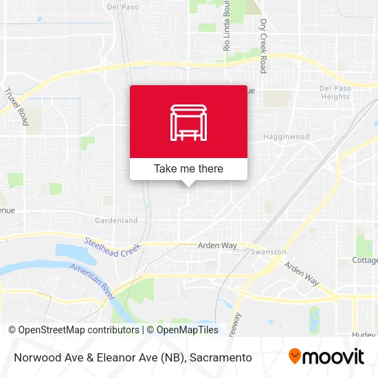 Mapa de Norwood Ave & Eleanor Ave (NB)