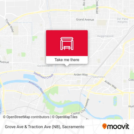 Mapa de Grove Ave & Traction Ave (NB)