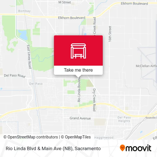 Mapa de Rio Linda Blvd & Main Ave (NB)