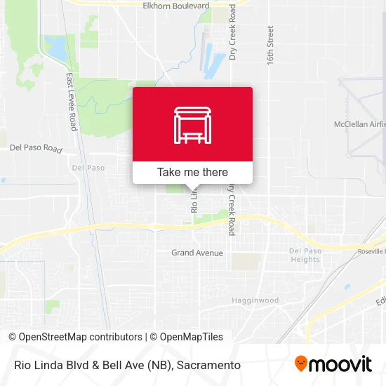 Mapa de Rio Linda Blvd & Bell Ave (NB)