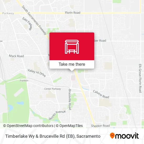 Mapa de Timberlake Wy & Bruceville Rd (EB)