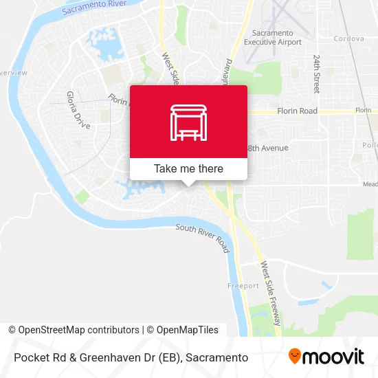 Mapa de Pocket Rd & Greenhaven Dr (EB)