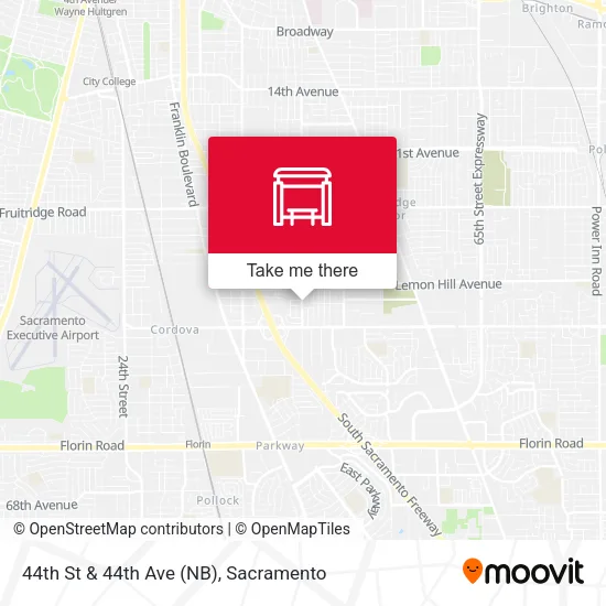 Mapa de 44th St & 44th Ave (NB)