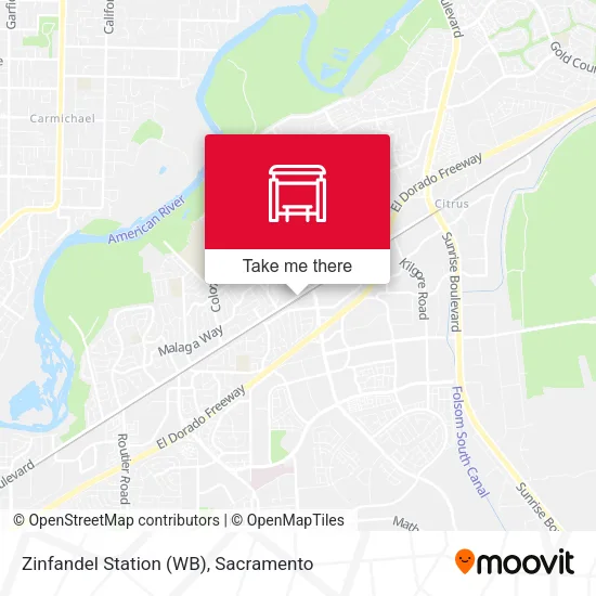 Mapa de Zinfandel Station (WB)