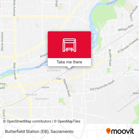Mapa de Butterfield Station (EB)