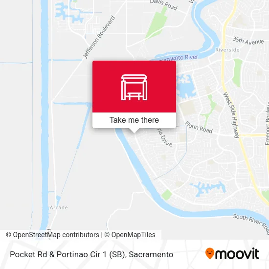 Mapa de Pocket Rd & Portinao Cir 1 (SB)