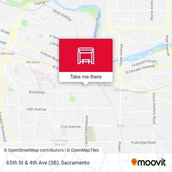 Mapa de 65th St & 4th Ave (SB)