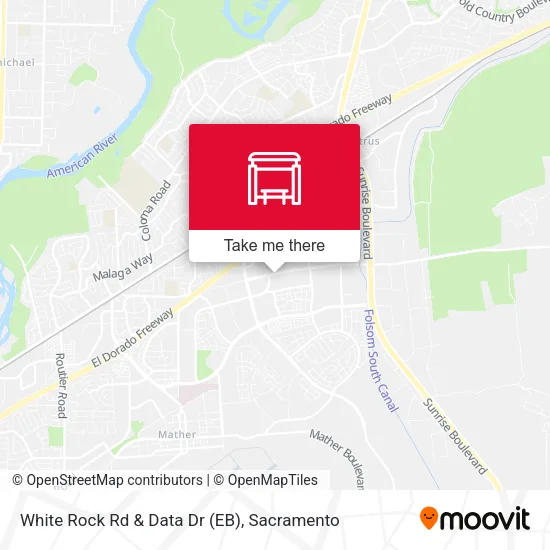 Mapa de White Rock Rd & Data Dr (EB)