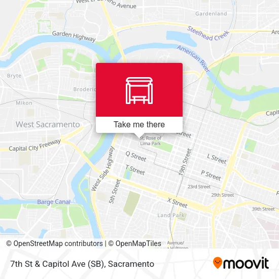 Mapa de 7th St & Capitol Ave (SB)