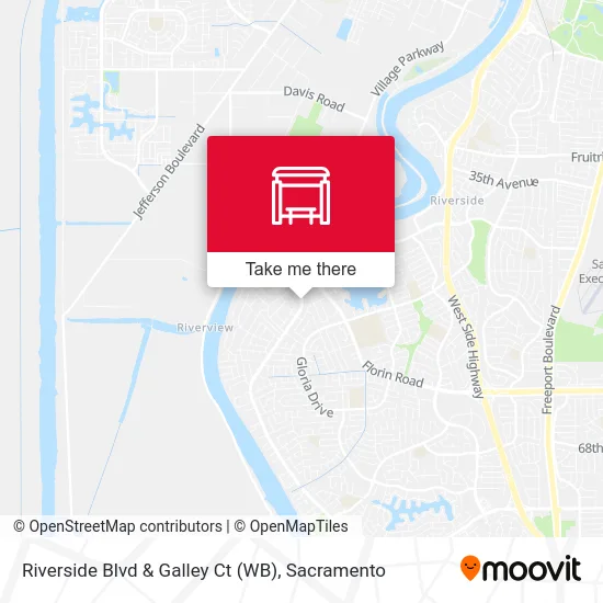 Riverside Blvd & Galley Ct (WB) map