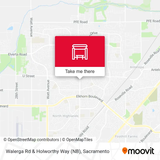 Mapa de Walerga Rd & Holworthy Way (NB)