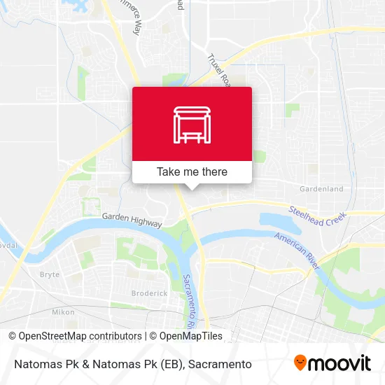 Natomas Pk & Natomas Pk (EB) map