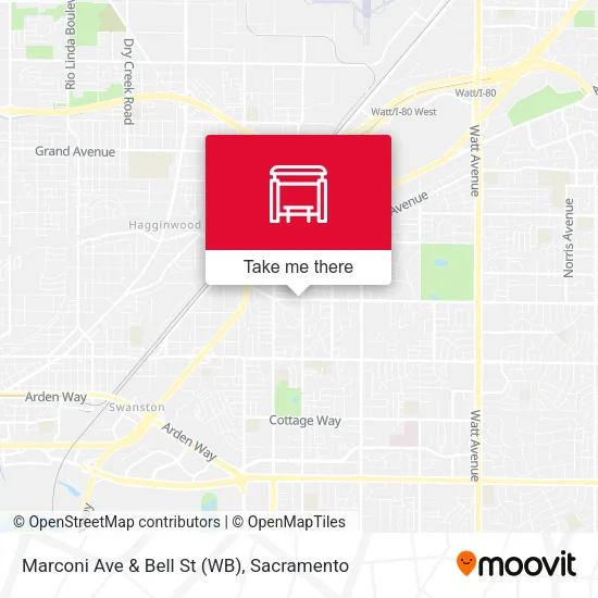 Mapa de Marconi Ave & Bell St (WB)