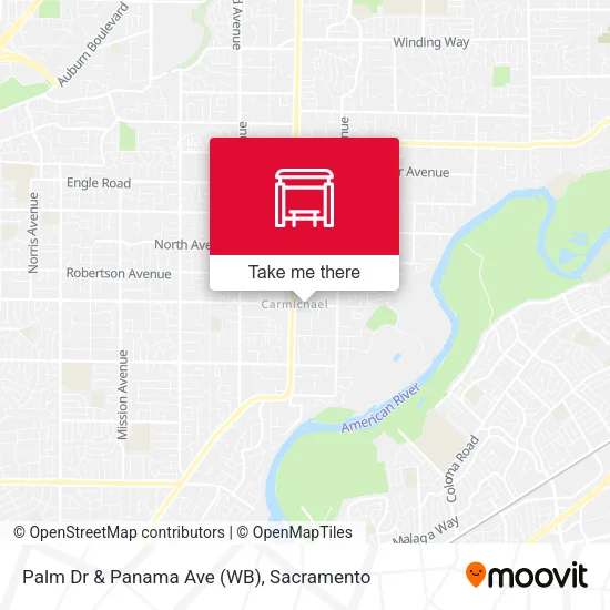 Mapa de Palm Dr & Panama Ave (WB)