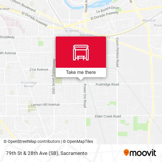 Mapa de 79th St & 28th Ave (SB)
