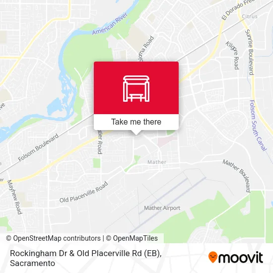 Mapa de Rockingham Dr & Old Placerville Rd (EB)