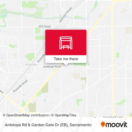 Antelope Rd & Garden Gate Dr (EB) map