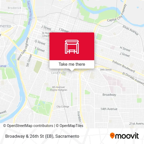 Mapa de Broadway & 26th St (EB)