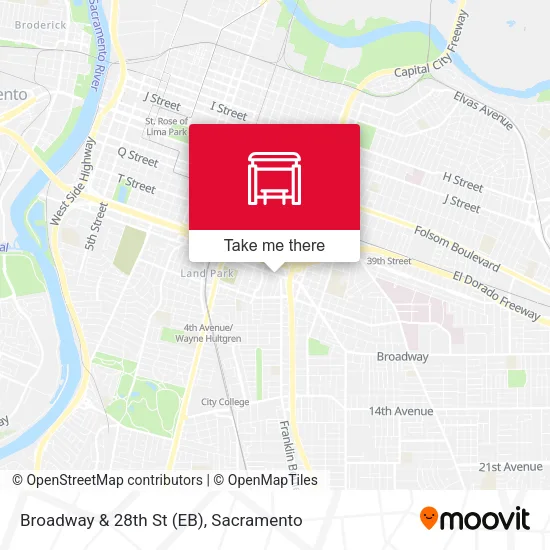 Mapa de Broadway & 28th St (EB)