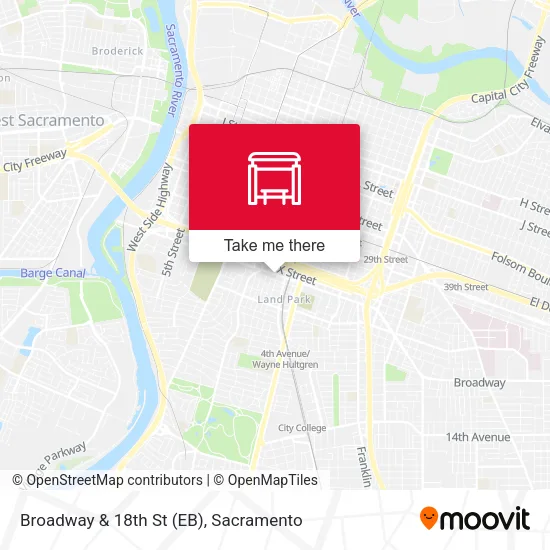 Mapa de Broadway & 18th St (EB)