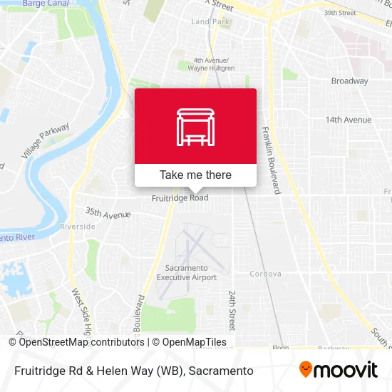 Mapa de Fruitridge Rd & Helen Way (WB)