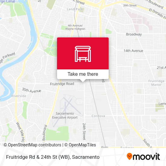 Mapa de Fruitridge Rd & 24th St (WB)