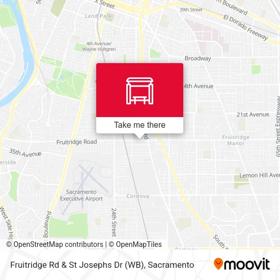 Mapa de Fruitridge Rd & St Josephs Dr (WB)