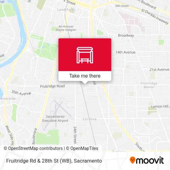 Mapa de Fruitridge Rd & 28th St (WB)