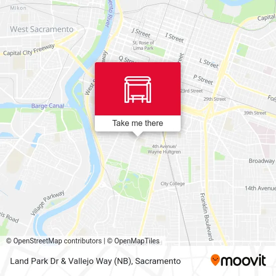 Mapa de Land Park Dr & Vallejo Way (NB)