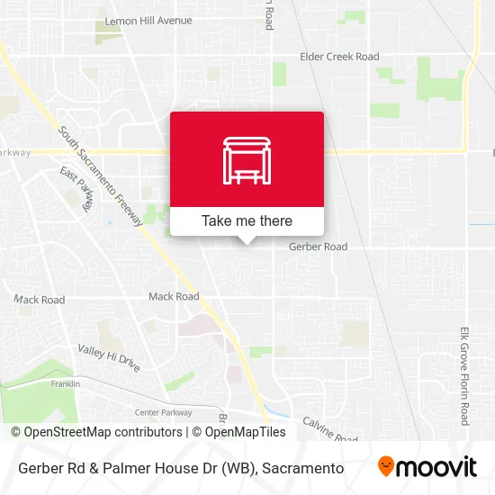 Gerber Rd & Palmer House Dr (WB) map