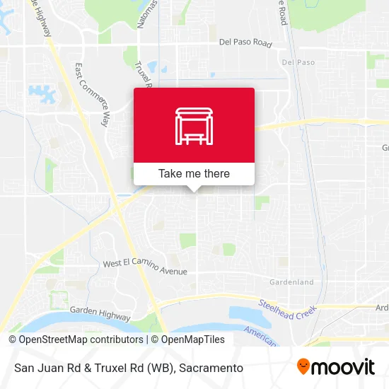 Mapa de San Juan Rd & Truxel Rd (WB)