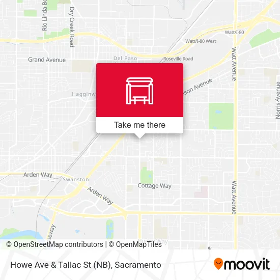 Mapa de Howe Ave & Tallac St (NB)
