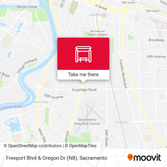 Mapa de Freeport Blvd & Oregon Dr (NB)
