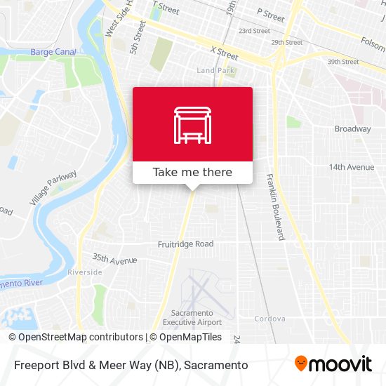 Freeport Blvd & Meer Way (NB) map