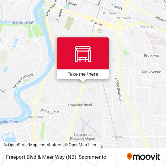 Mapa de Freeport Blvd & Meer Way (NB)
